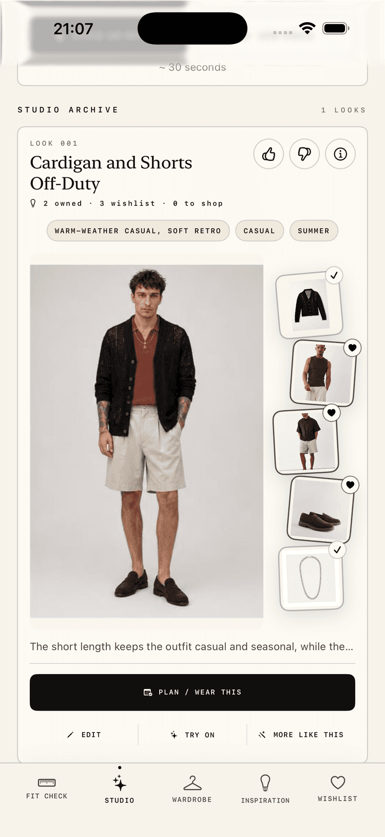 GetUp Outfit Studio screenshot